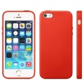 Чехол в стиле Apple case Official Design для iPhone 5 / 5S / SE красный